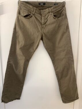 Mavi Men's Olive Green Relaxed Jeans